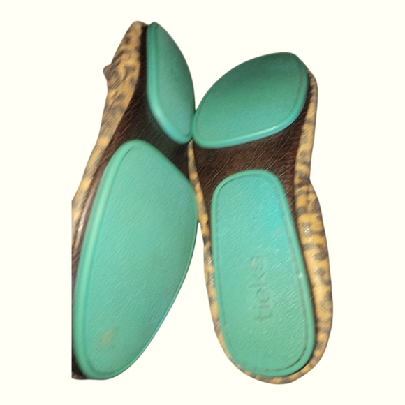 Tieks By Gavrieli Women's Leather Stylish Comfy Leopard  Slip On Ballet Flats 8 - Picture 10 of 12